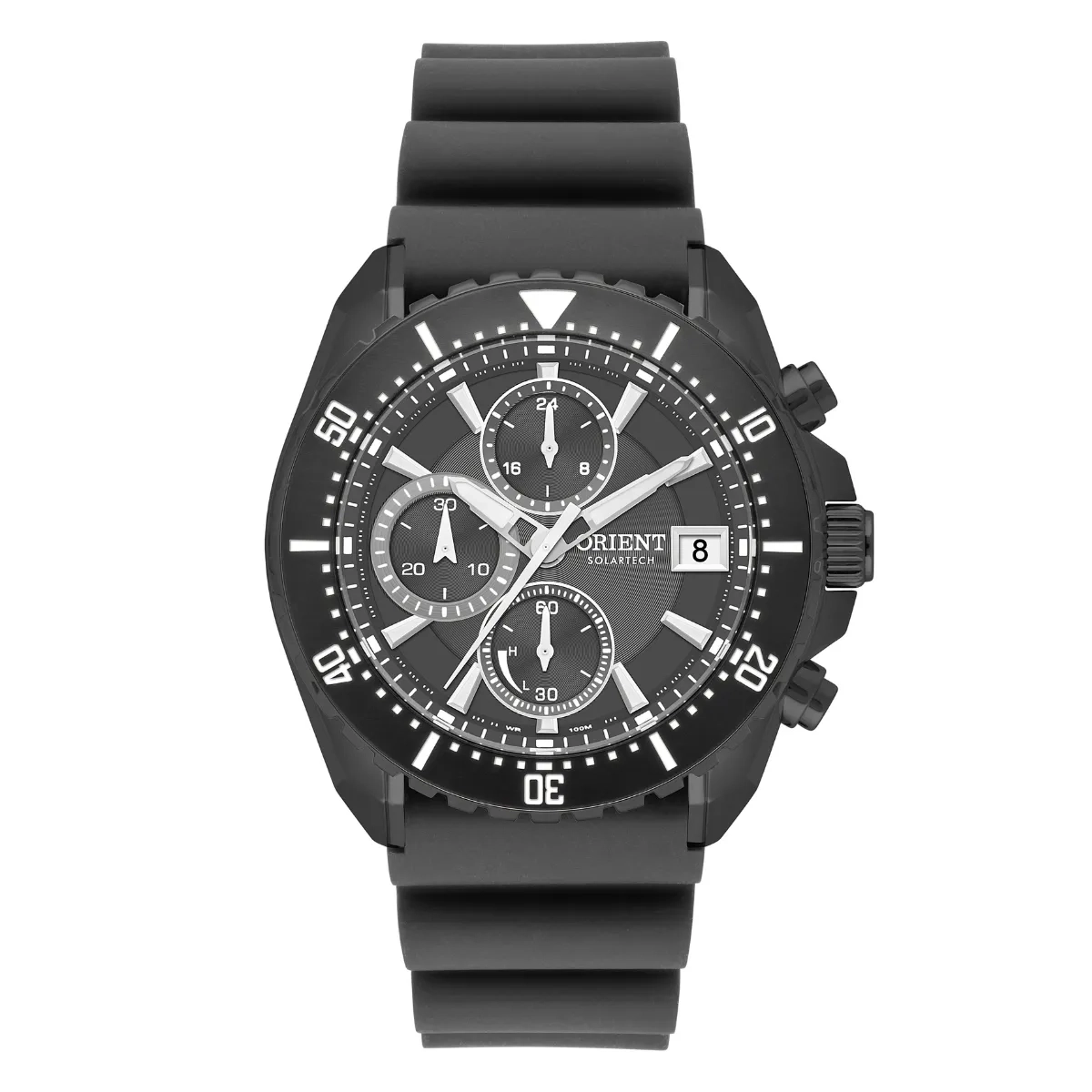 Relógio Orient Neo Sports Solartech Cronógrafo - MYSPC008 G1PX Preto