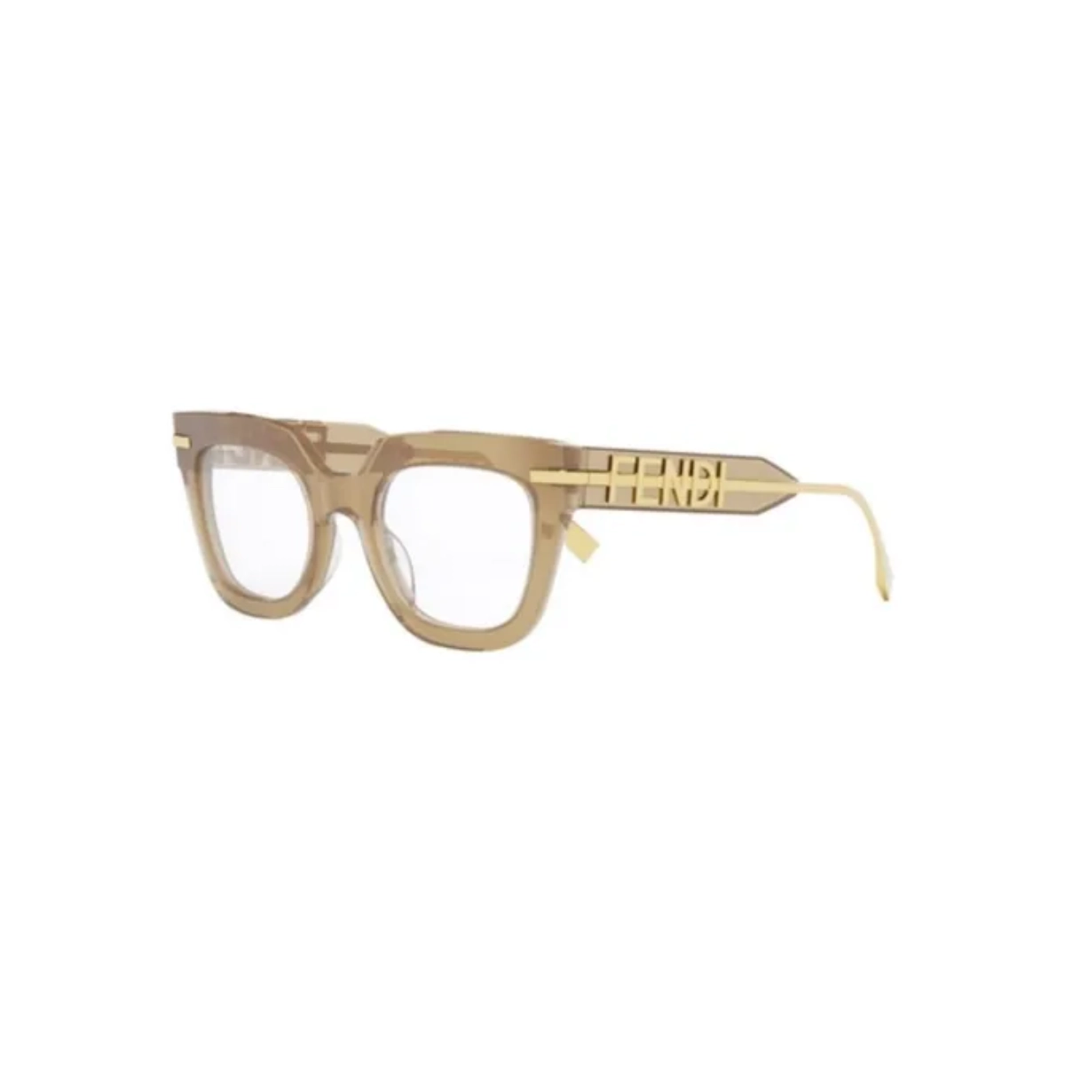 Óculos de Grau Fendi FE50065I_50057 Acetato Bege