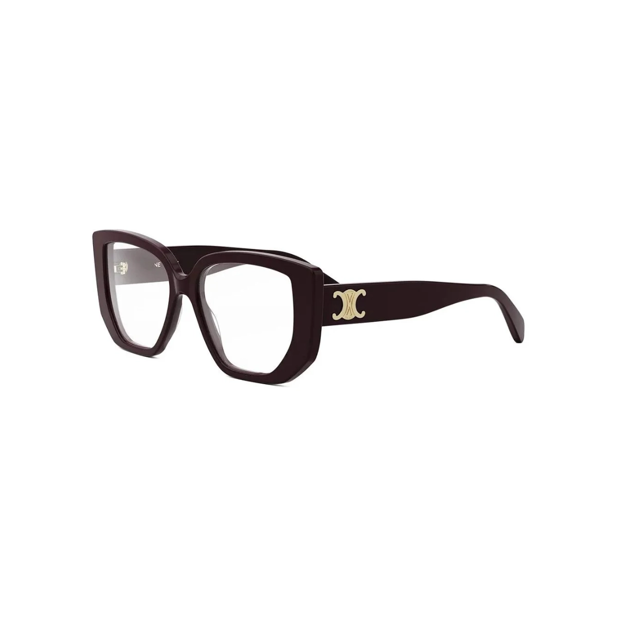 Óculos de Grau Celine Triomphe CL50146I_53048 Acetato Bordô