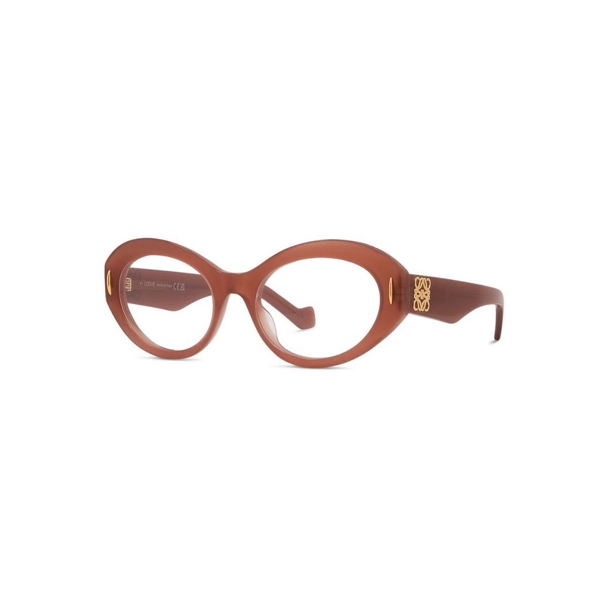 Óculos de Grau Loewe LW50090I_51066 Acetato Marrom
