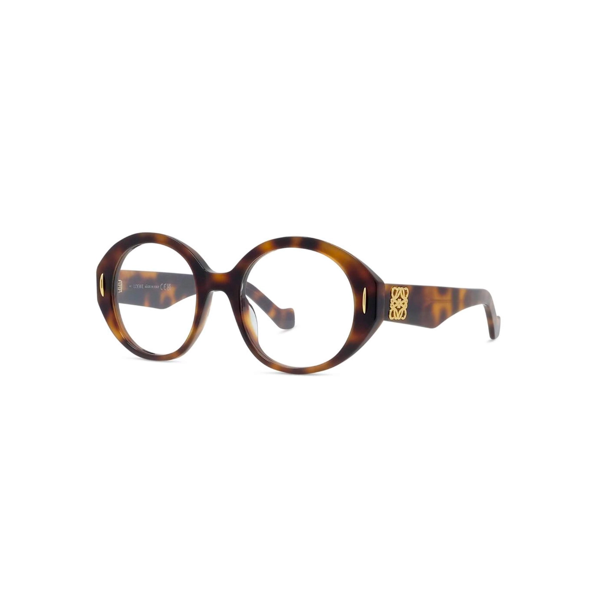 Óculos de Grau Loewe LW50095I_51052 Acetato Marrom Mesclado