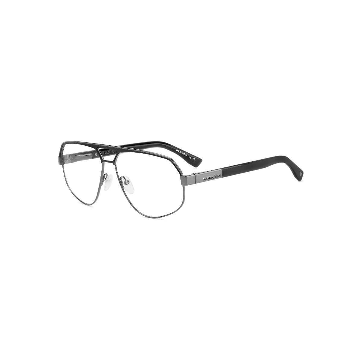Óculos de Grau Dsquared2 D2 0121 V81 6014 Metal Rutênio Escuro