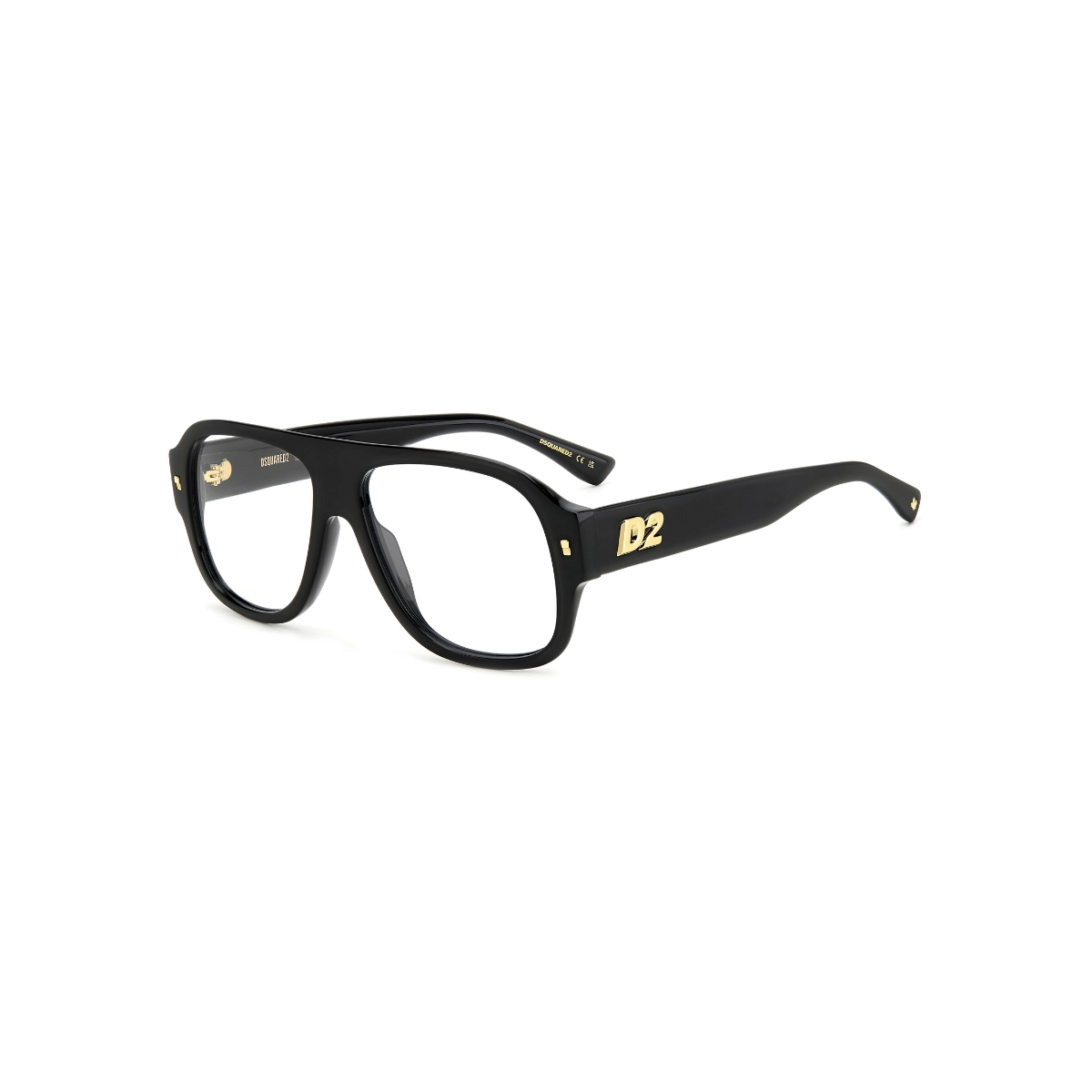 Óculos de Grau Dsquared2 D2 0125 807 5615 Acetato Preto