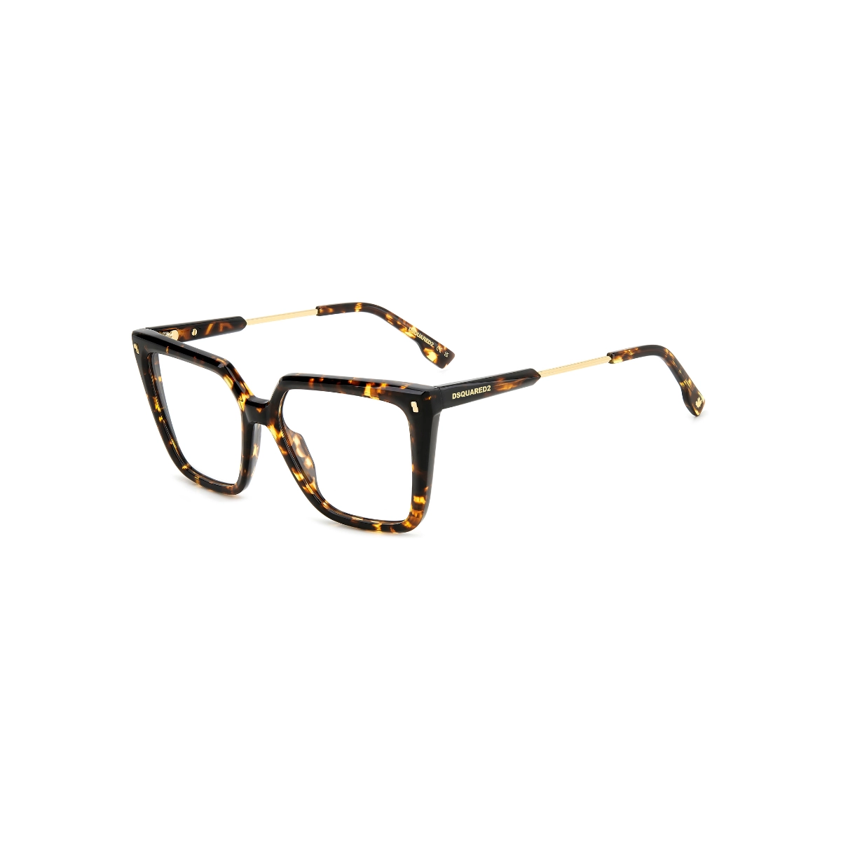 Óculos de Grau Dsquared2 D2 0136 86 5416 Acetato Marrom Mesclado