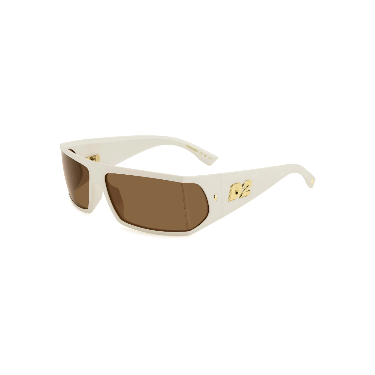 Óculos de Sol Dsquared2 D2 0140/S SZJ 7370 Poliamida Marfim com lentes na cor Marrom