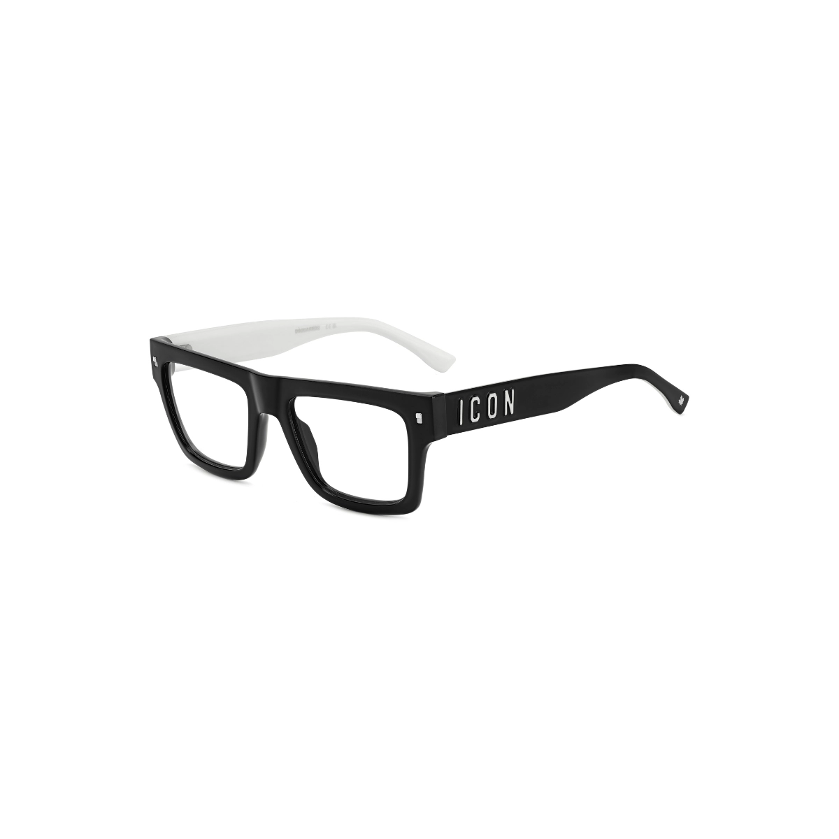 Óculos de Grau Dsquared2 ICON 0023 807 5319 Acetato Preto e Branco