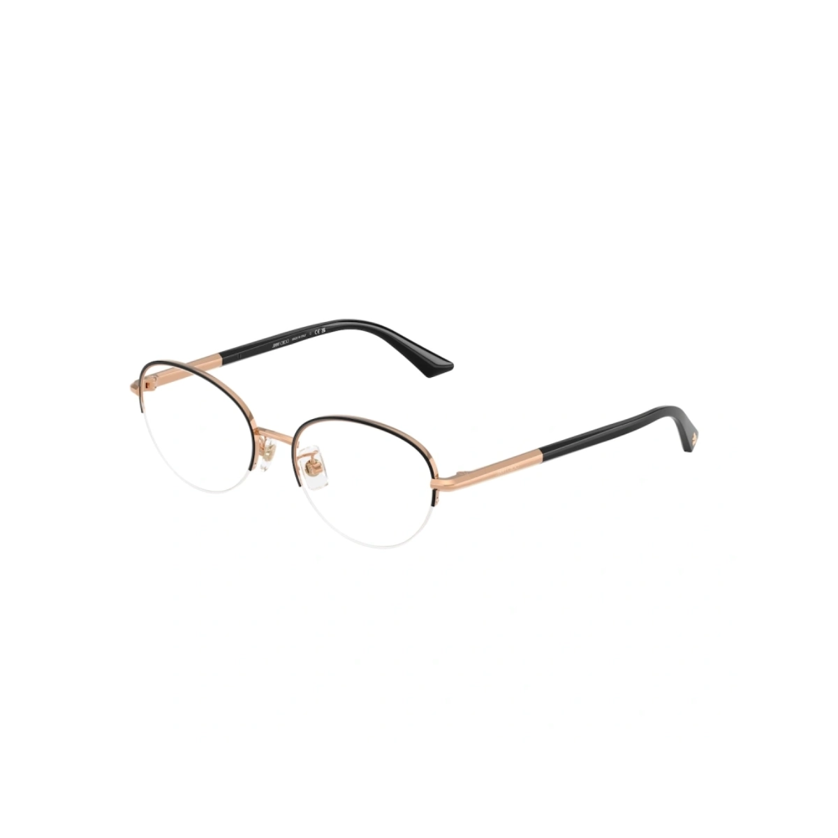 Óculos de Grau Jimmy Choo 0JC2014D 3022 51 Metal Rose e Preto