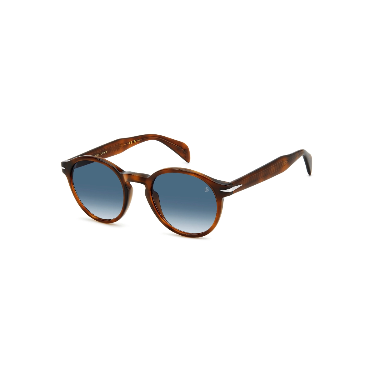 Óculos de Sol David Beckham DB 1178/S WR9 5008 S Acetato Marrom Mesclado com lentes na cor Azul