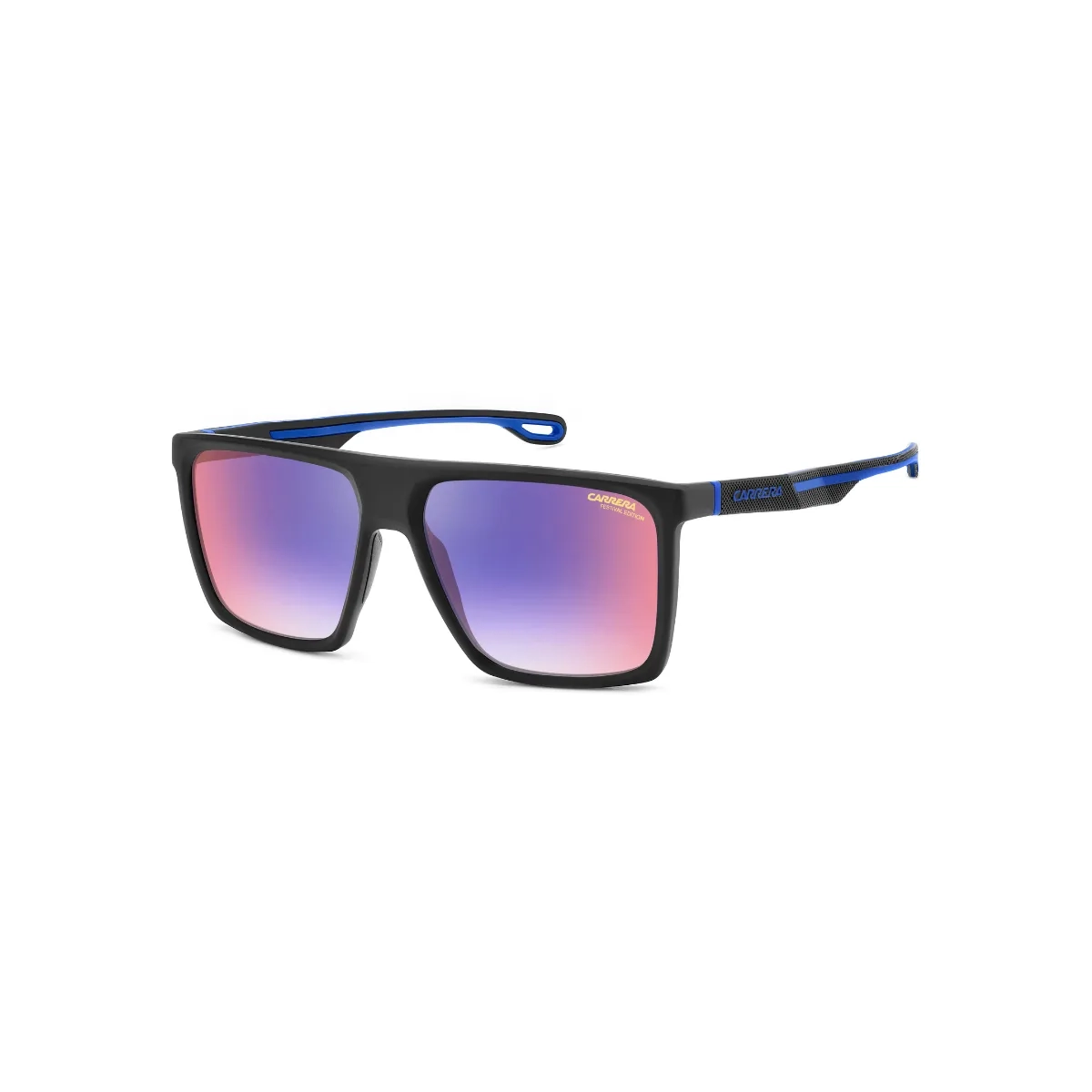 Óculos de Sol CARRERA 4019/S 807 58YB S Poliamida Preto com lentes na cor Azul e Vermelho Degradê