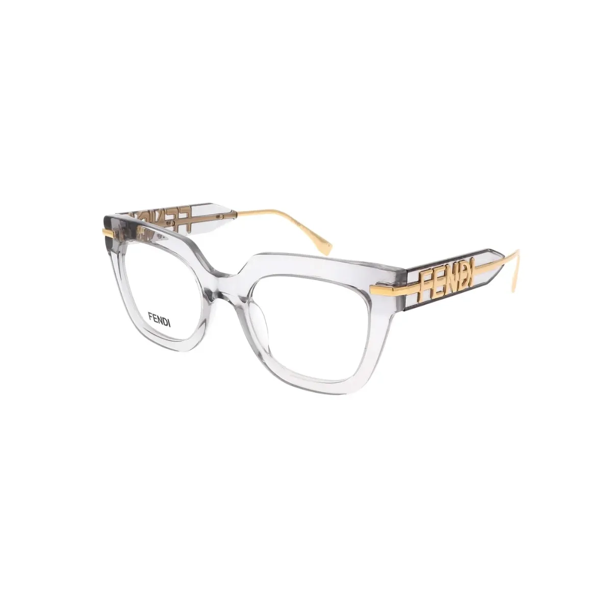 Óculos de Grau Fendi FE50065I_50020 Acetato Transparente