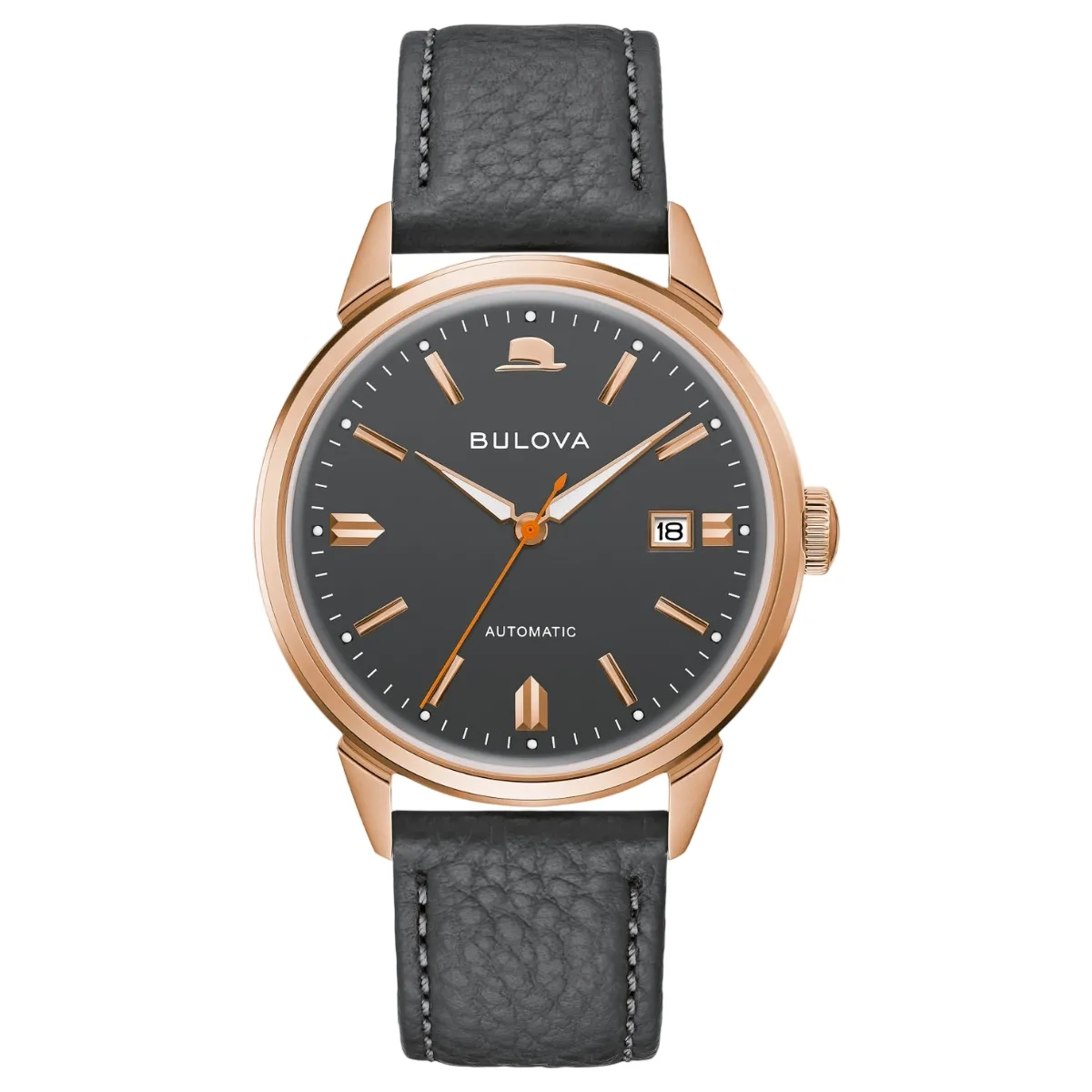 Relógio Bulova Frank Sinatra Summer Wind Automático - 97B206N Cinza
