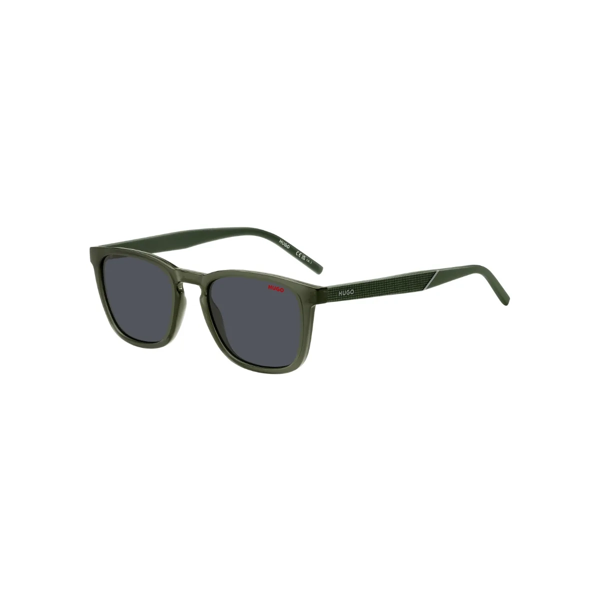 Óculos de Sol Hugo Boss HG 1306/S 1ED 53IR S Acetato Verde com lentes na cor Cinza