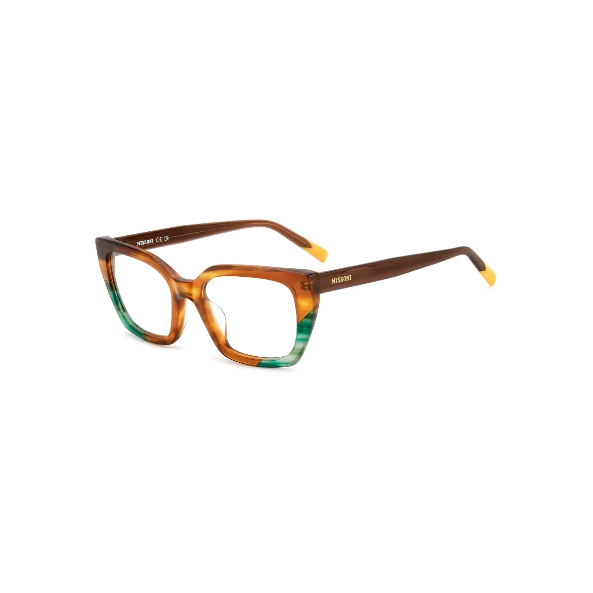 Óculos de Grau Missoni MIS 0225/G XL7 5219 R Acetato Marrom Mesclado