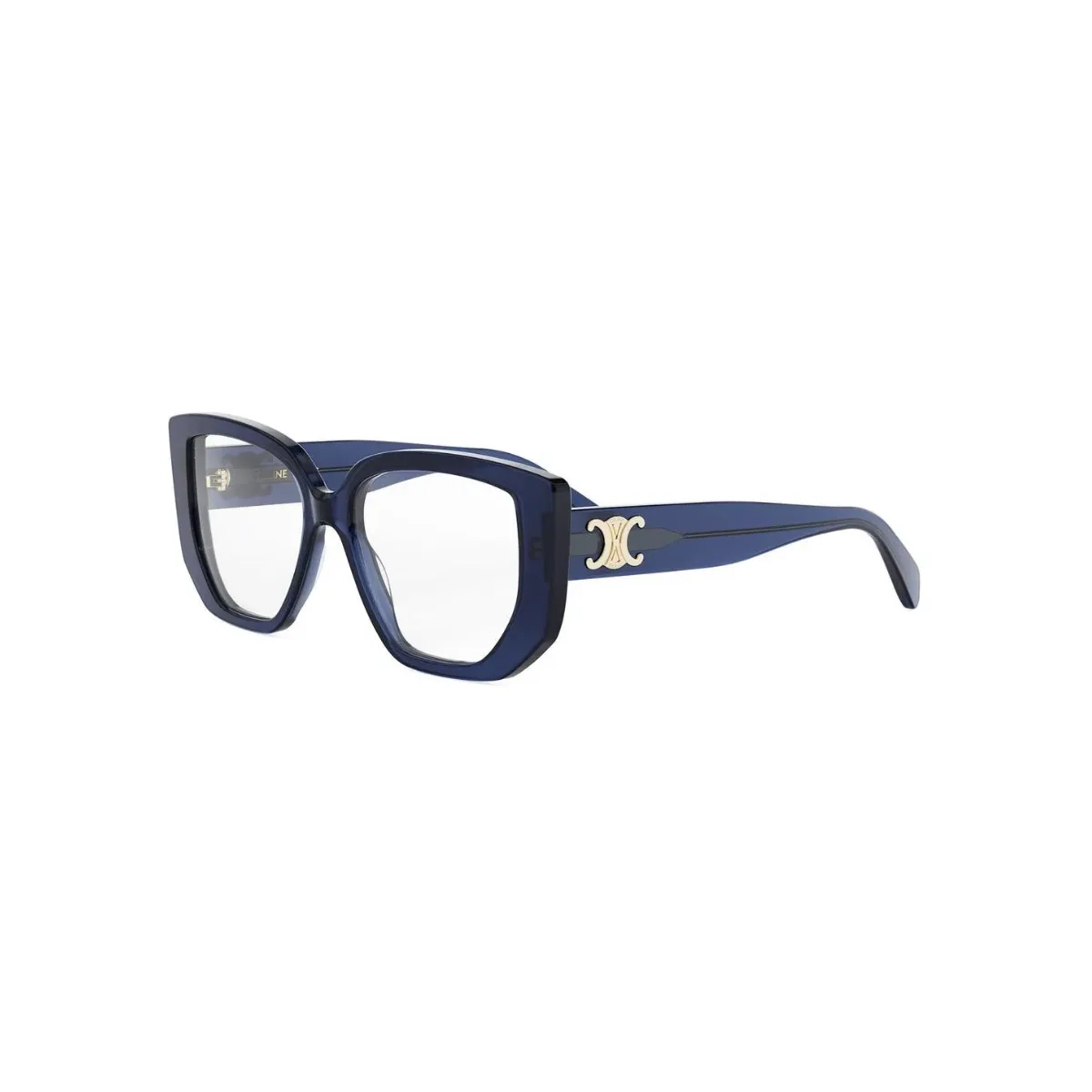 Óculos de Grau Celine Triomphe CL50146I_53090 Acetato Azul