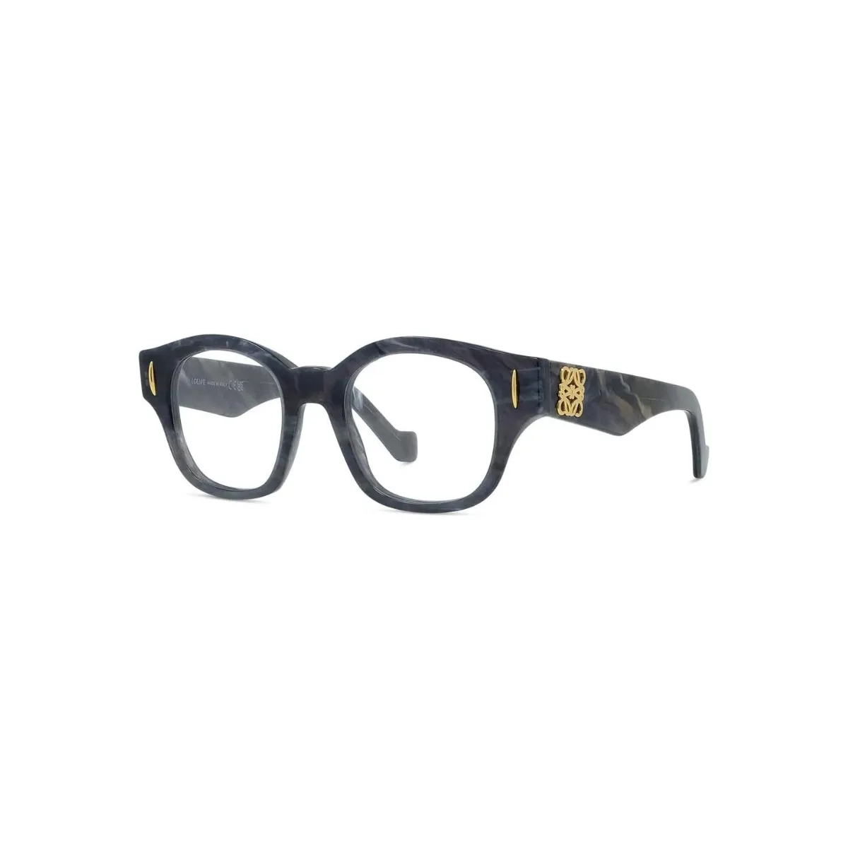 Óculos de Grau Loewe LW50096I_47063 Acetato Preto Mesclado