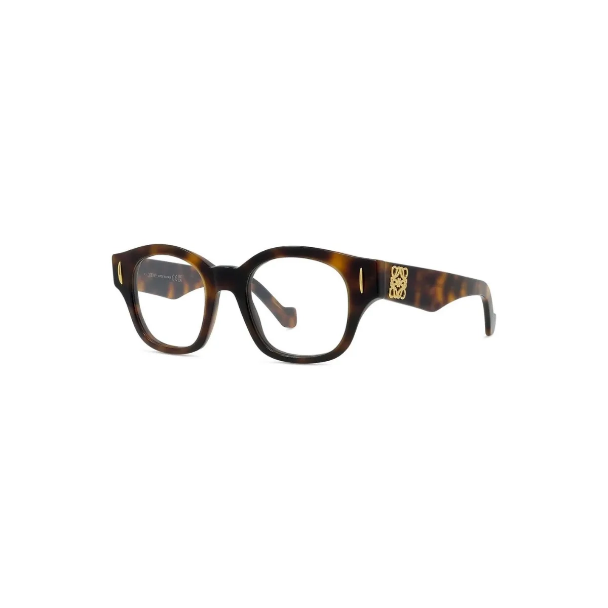 Óculos de Grau Loewe LW50096I_47052 Acetato Marrom Mesclado