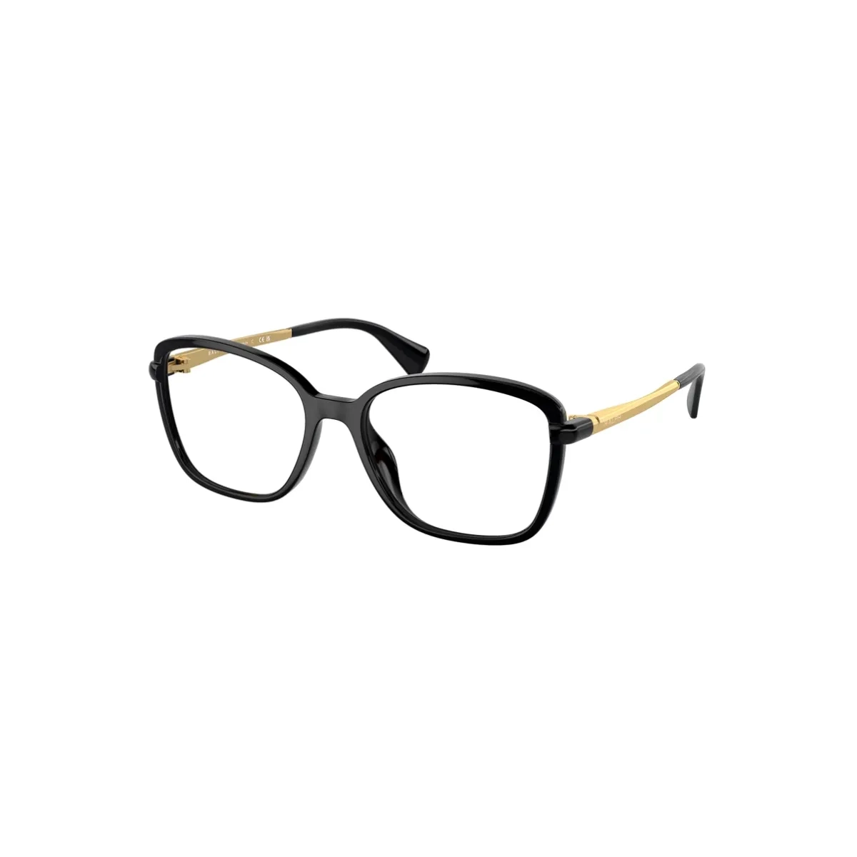 Óculos de Grau Ralph 0RA7156U 5001 52 Acetato Preto