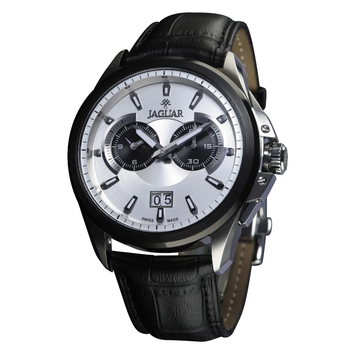 Relógio Jaguar Multifunção Masculino - J01YAML01 S1PX Prata