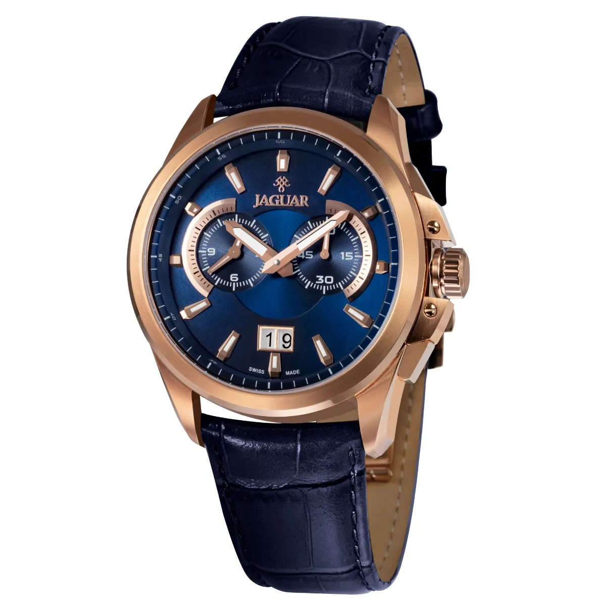 Relógio Jaguar Multifunção Masculino - J01YARL01 D1DX Azul