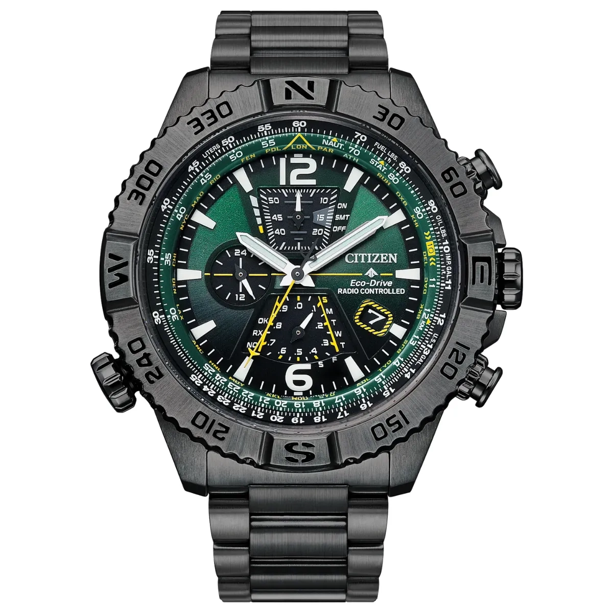 Relógio Citizen Promaster Navihawk AT Eco-Drive - AT8227 56XN Verde