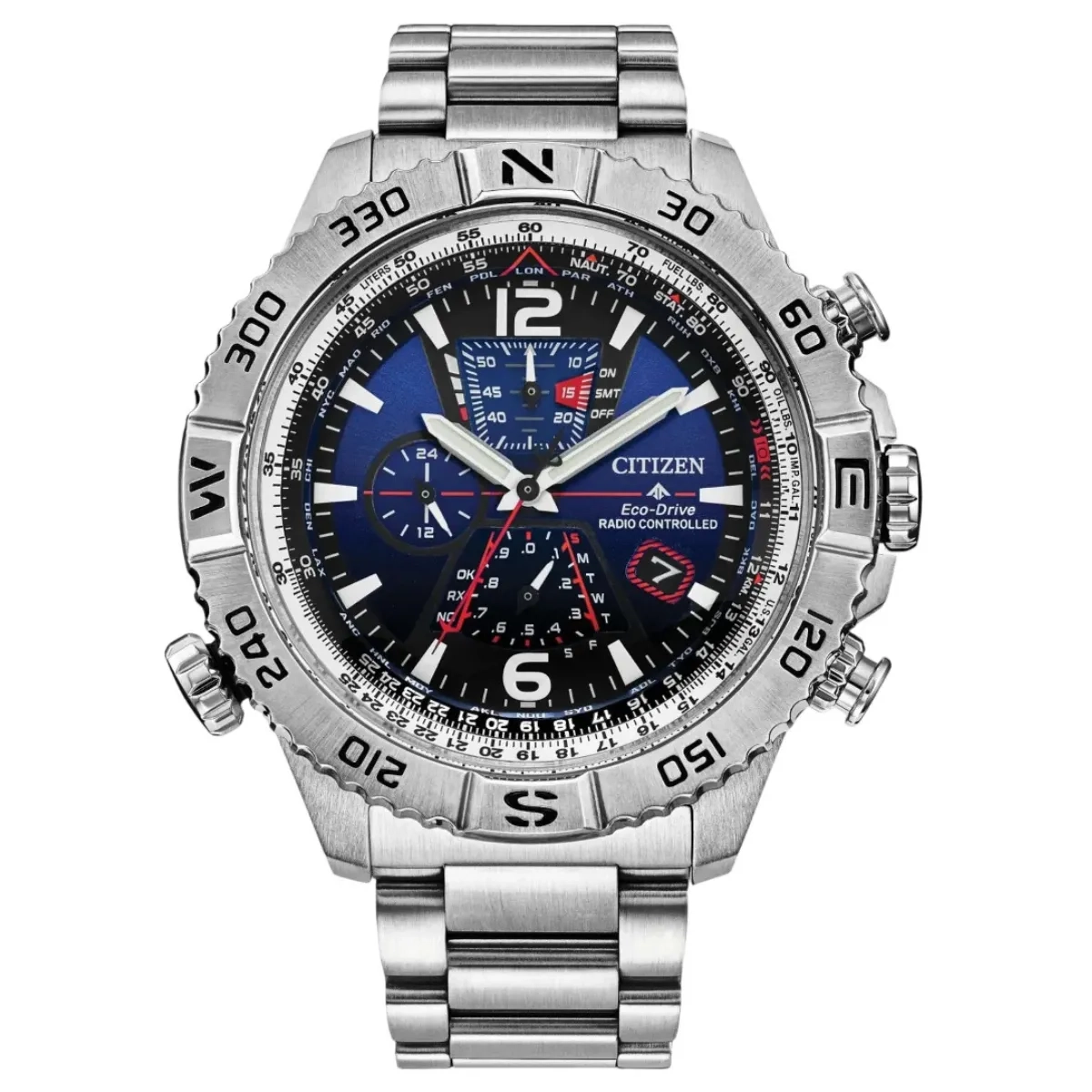 Relógio Citizen Promaster Navihawk AT Eco-Drive - AT8220 55LN Azul