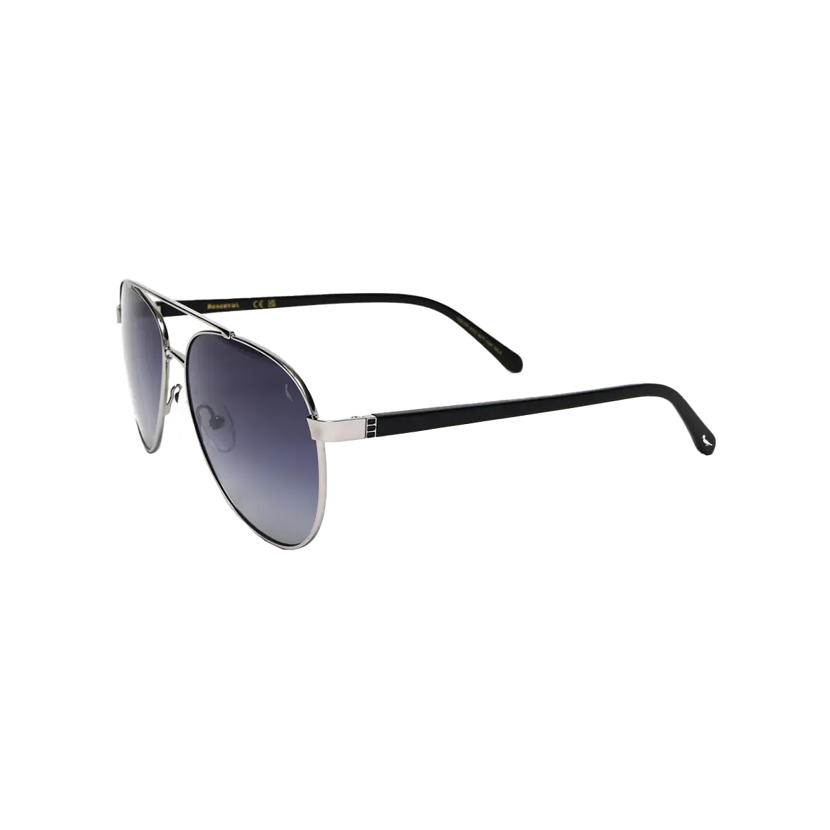 Óculos de Sol Reserva RSV1001S 033 60 Metal Cinza com lentes na cor Azul Degradê