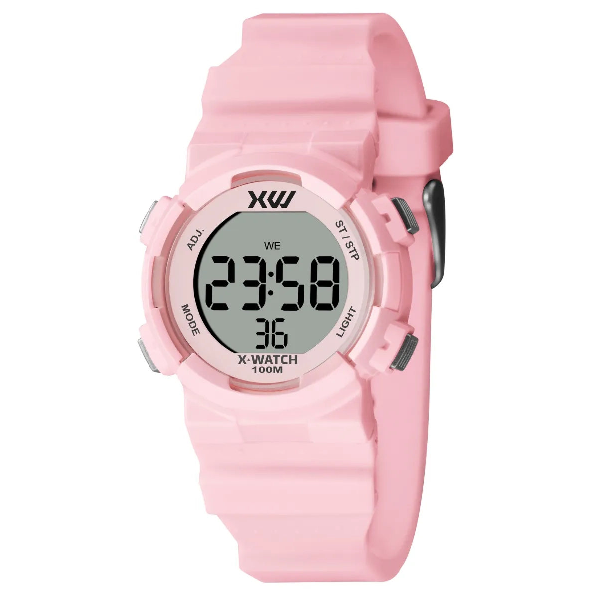 Relógio X-Watch Mini-X Digital Unissex - XKPPD099 BXRX Rosa