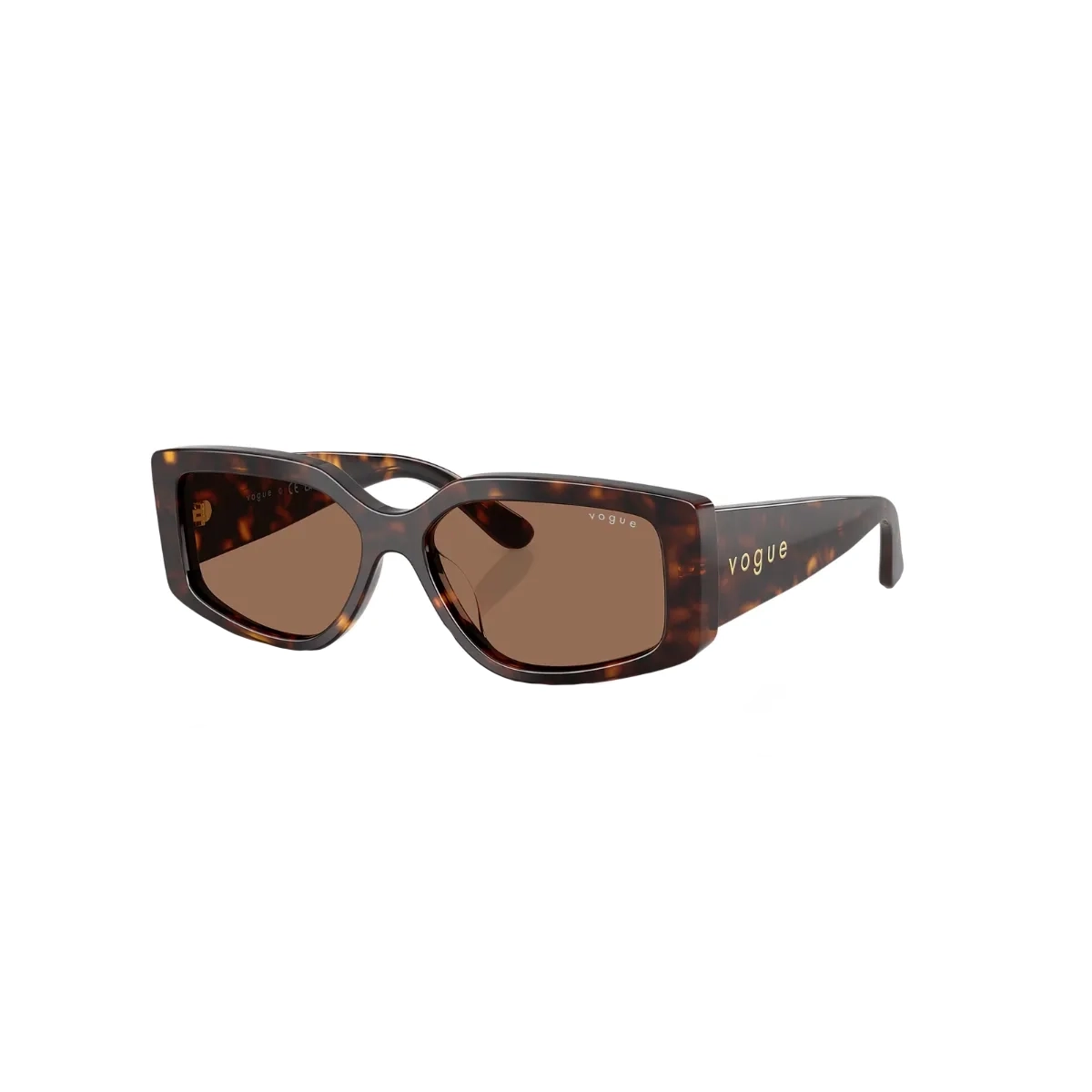 Óculos de Sol Vogue 0VO5642SU W6567355 Acetato Marrom Mesclado com lentes na cor Marrom