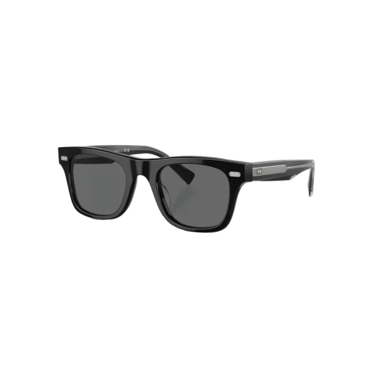 Óculos de Sol Brunello Cucinelli 0BC4002S 1003B153 Acetato Preto com lentes na cor Cinza Escuro