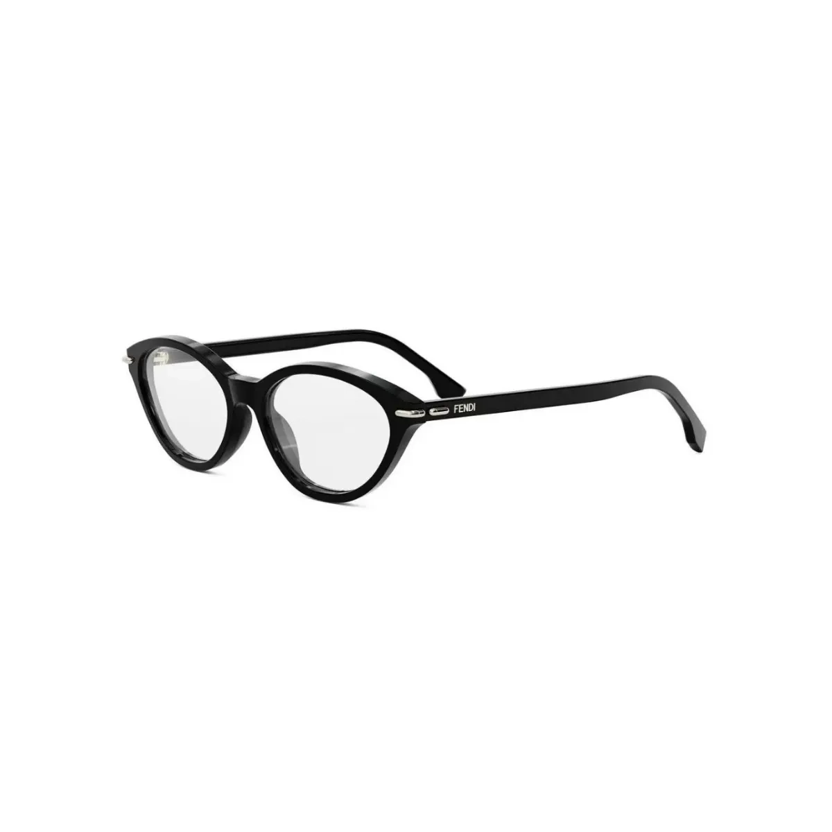 Óculos de Grau Fendi Selleria FE50126I_53001 Acetato Preto