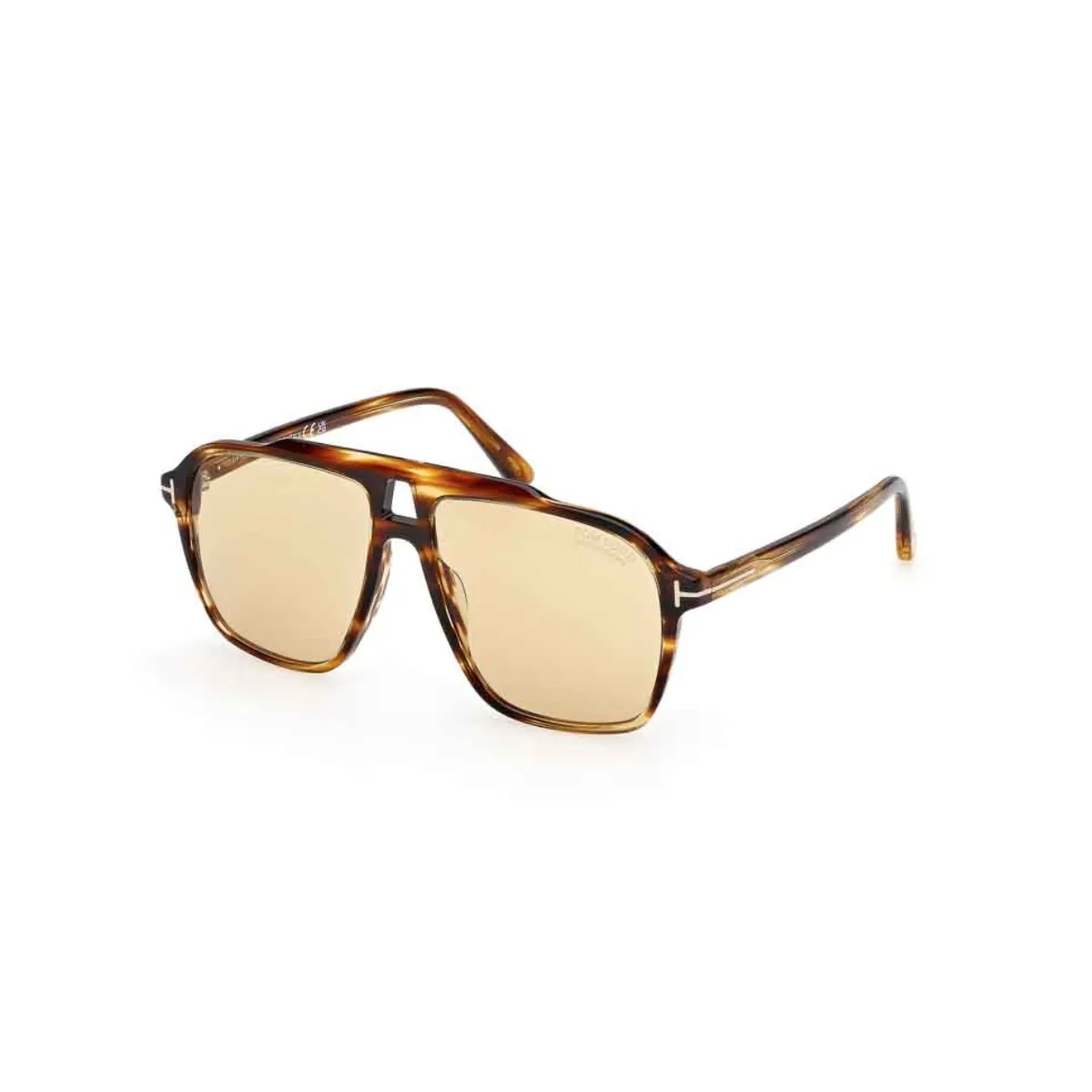Óculos de Sol Tom Ford FT1209_5656E Acetato Marrom Mesclado com lentes na cor Marrom Fotocromático
