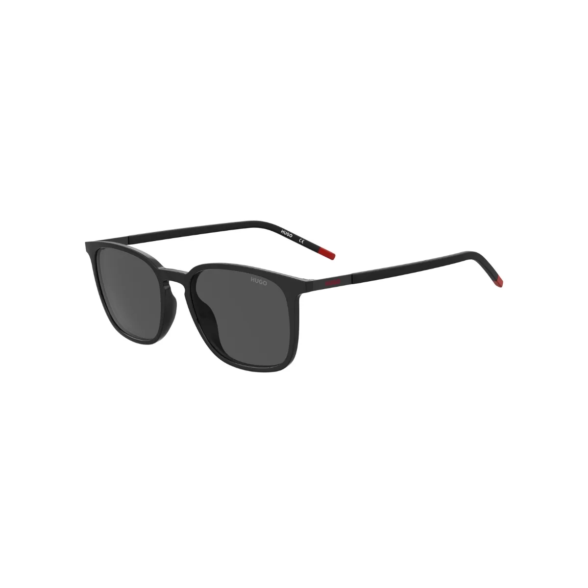 Óculos de Sol Hugo Boss HG 1268/S 807 54IR Acetato Preto com lentes na cor Cinza