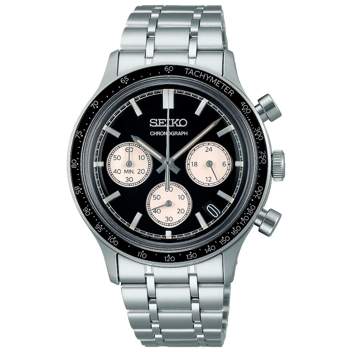 Relógio Seiko Cronógrafo Sport Masculino - SSB479B1 P1SX Preto
