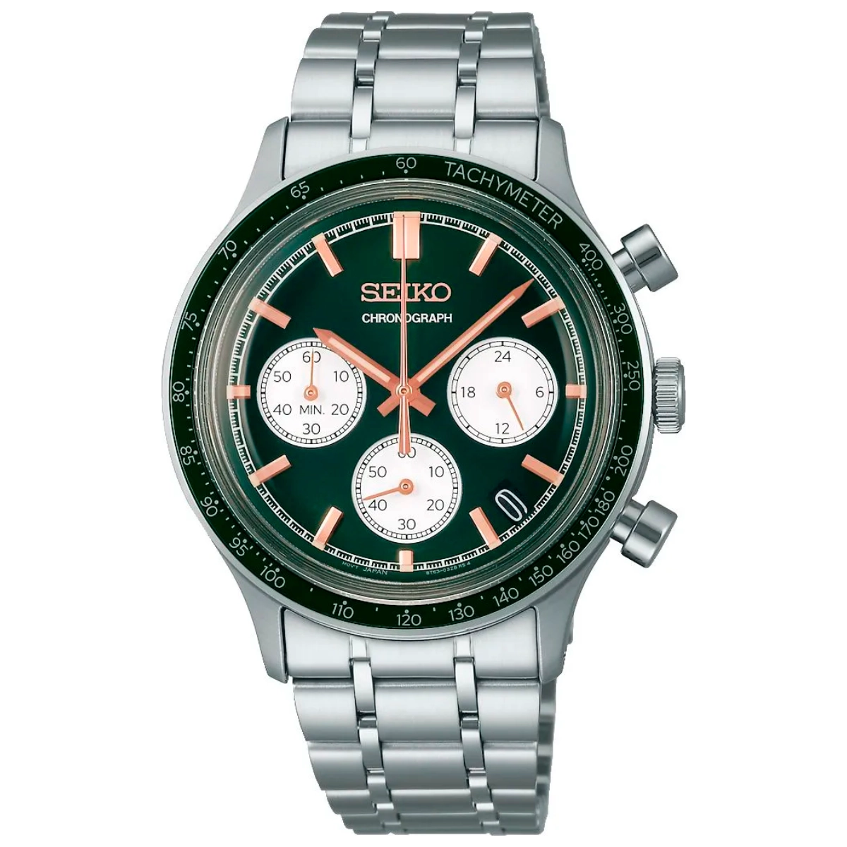 Relógio Seiko Cronógrafo Sport Masculino - SSB481B1 E1SX Verde