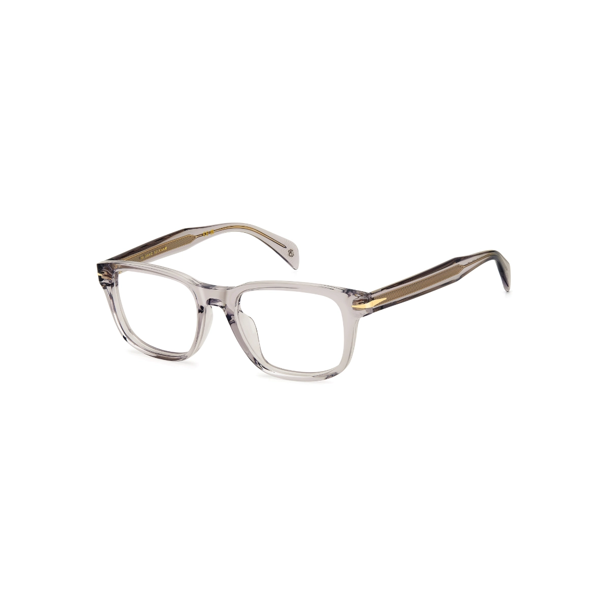 Óculos de Grau David Beckham DB 7141/F KB7 5119 R Acetato Cinza Transparente