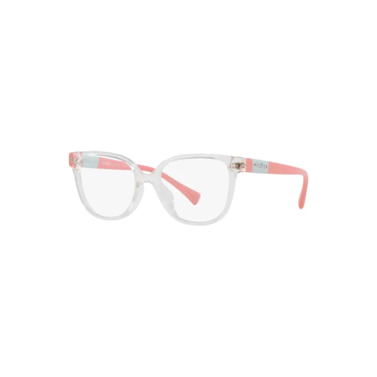 Óculos de Grau Miraflex Infantil 0MF4023 M551 50 Acetato Transparente e Rosa