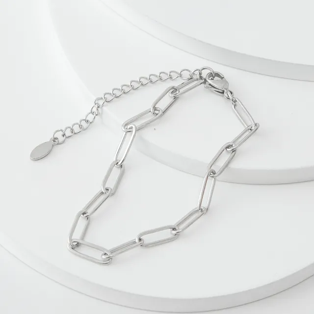 Pulseira Elos Catier em Aço Inoxidável Prata