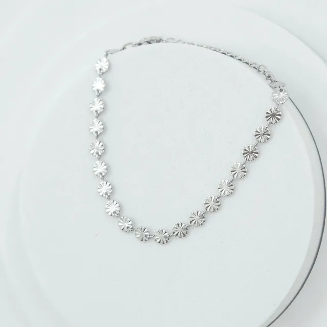 Pulseira Circulos 3D em Aço Inoxidável