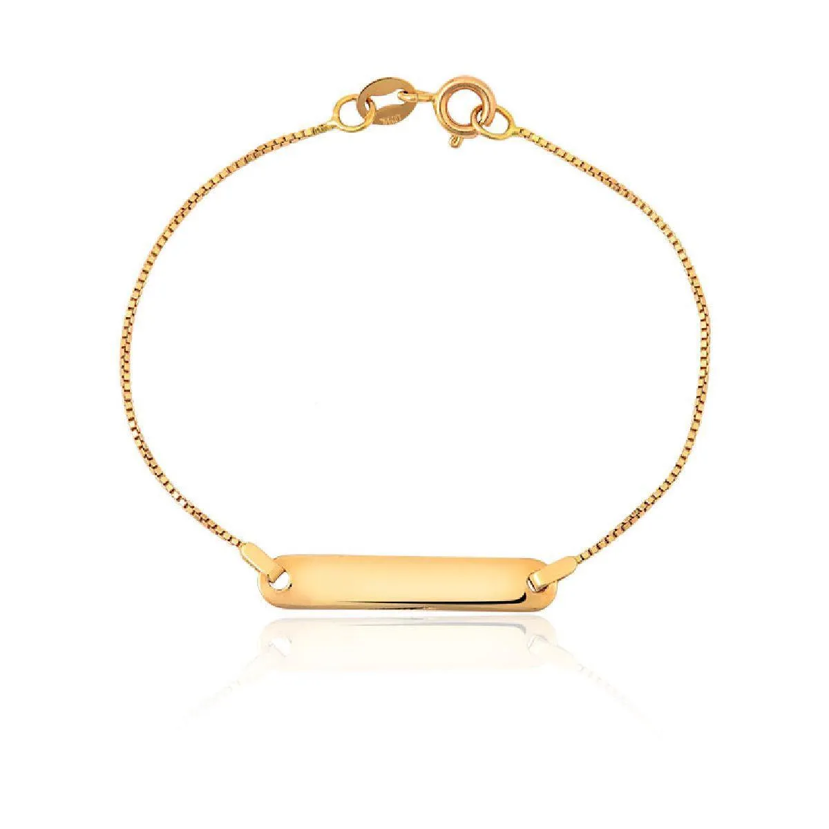 PULSEIRA INFANTIL DE OURO 18K MELINDROSA-13CM