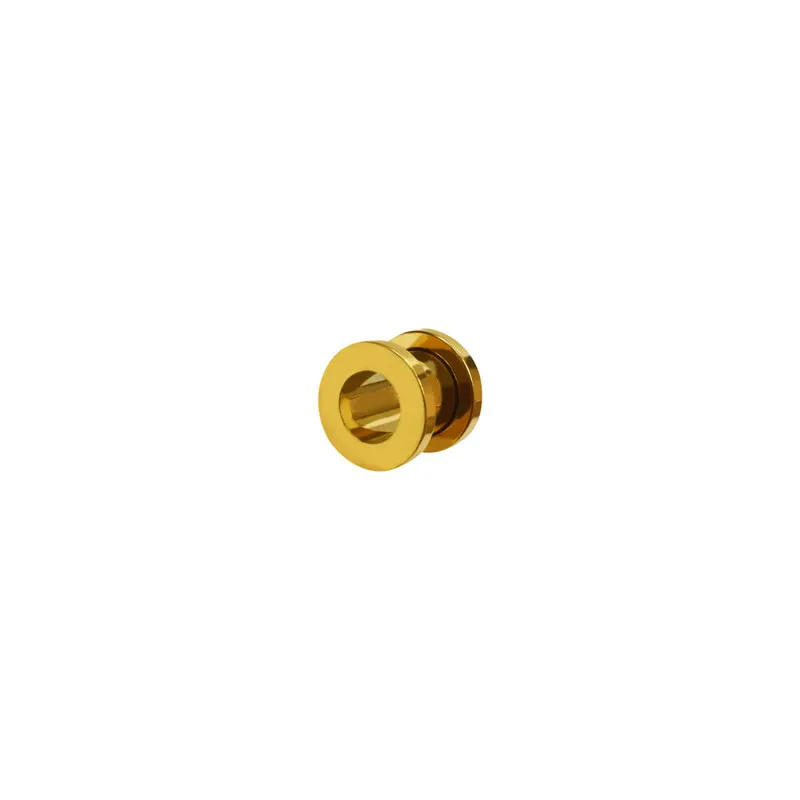 Alargador Aço Cirúrgico Dourado 4mm