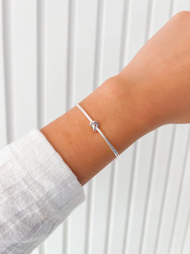 Bracelete Nó - Prata