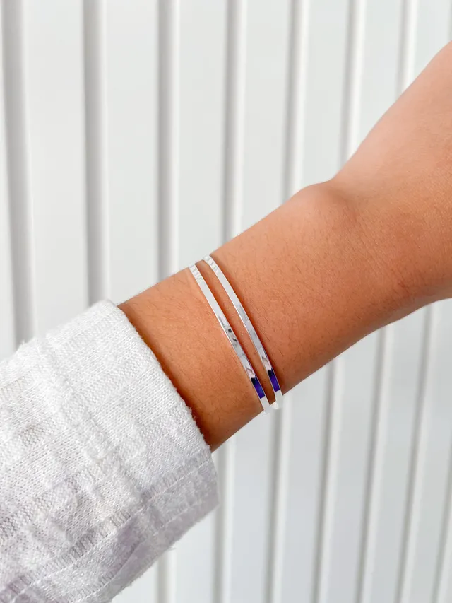 Bracelete Vazado - Prata