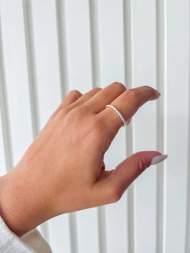 Anel Torcido - Prata