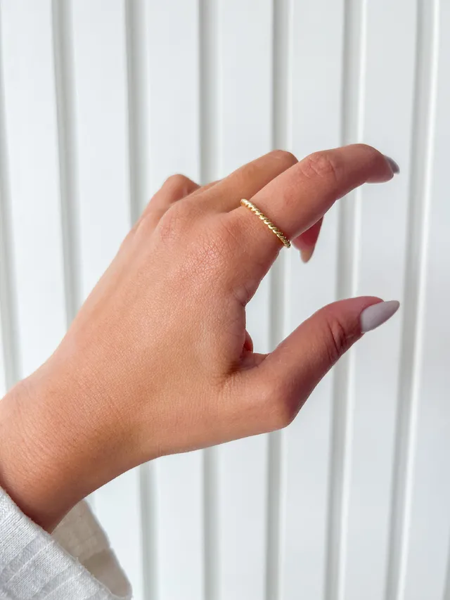 Anel Torcido - Dourado