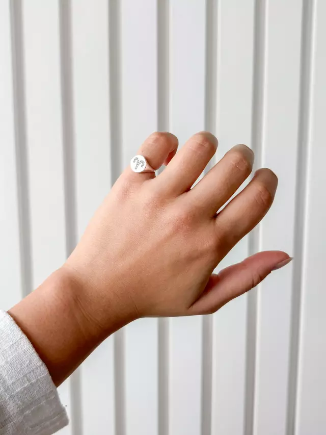 Anel Dedinho Signo - Prata