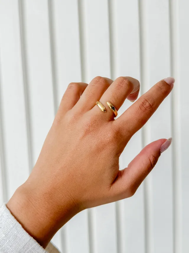 Anel Charlotte - Dourado