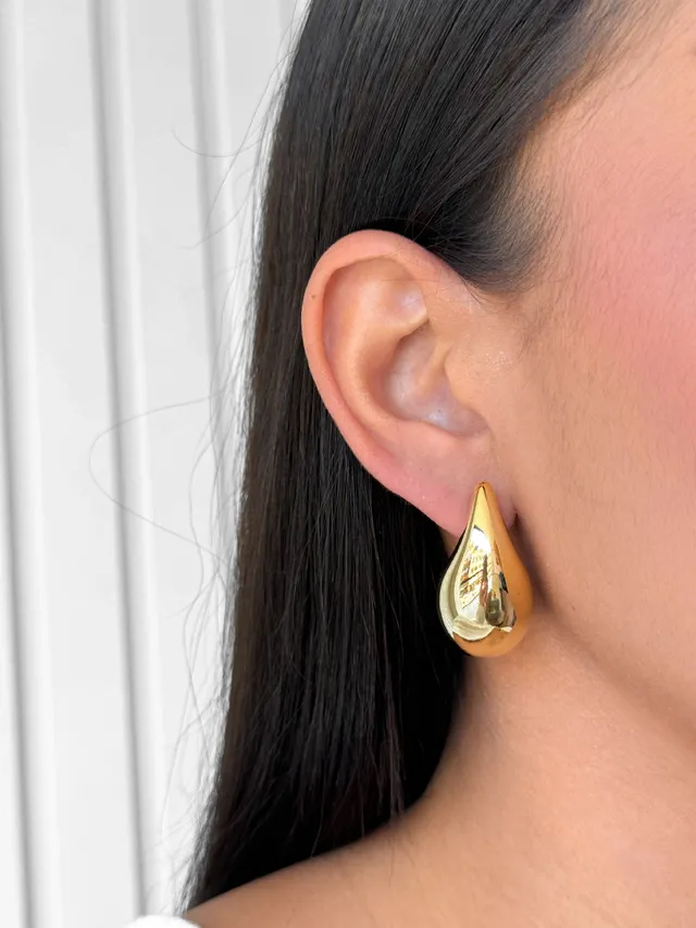 Brinco Gota - Dourado