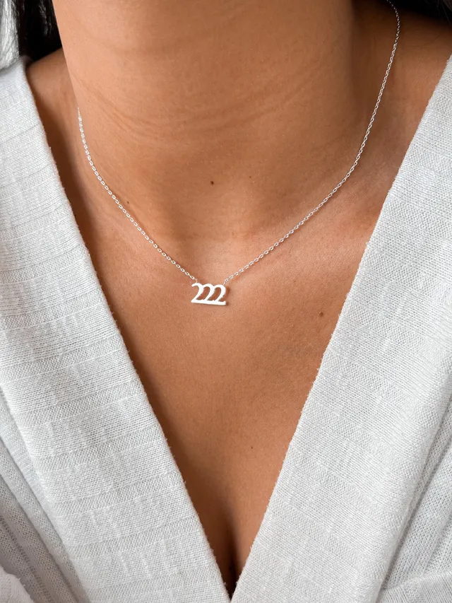 Colar Número 222 - Prata