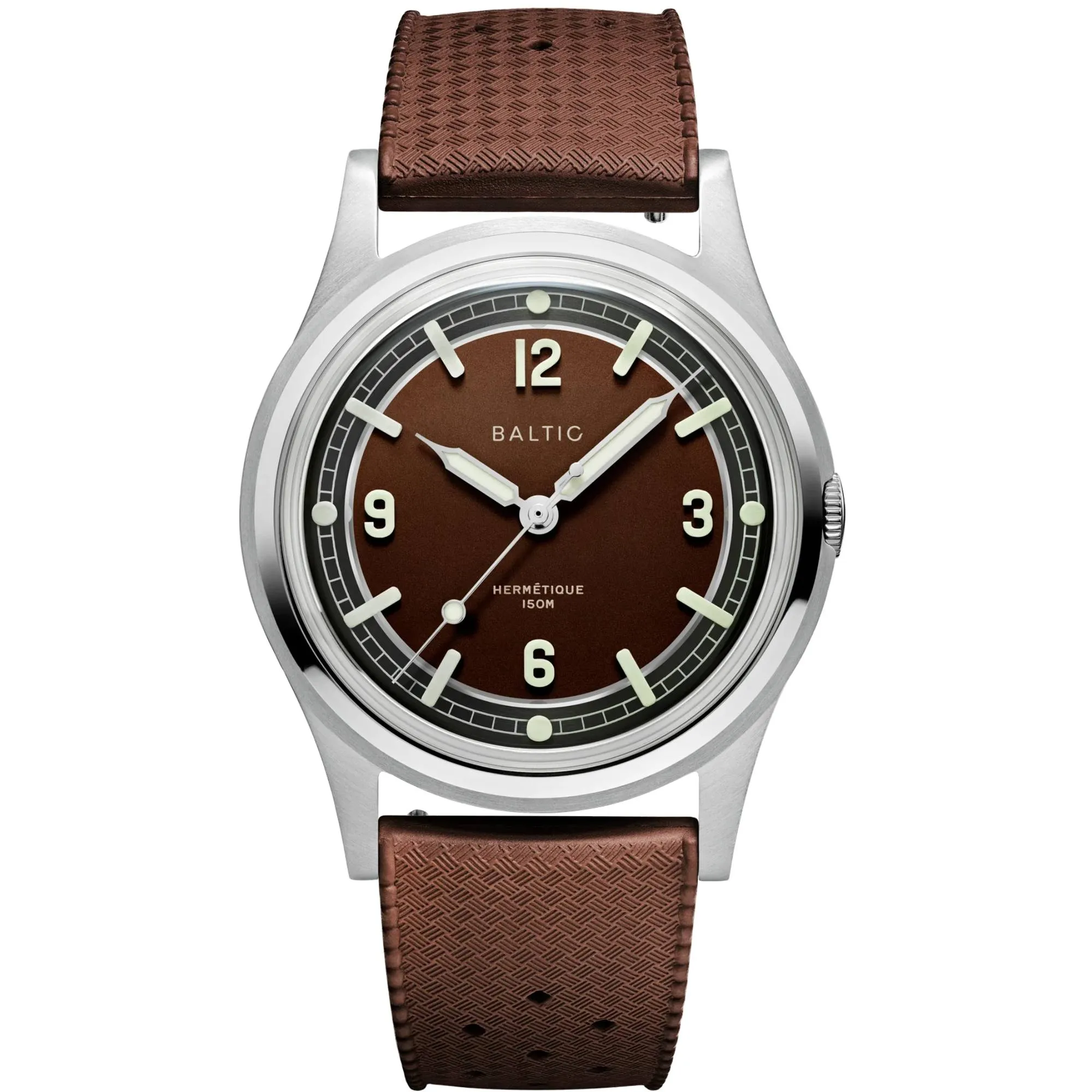 Relógio Baltic Hermétique Tourer Automático Marrom