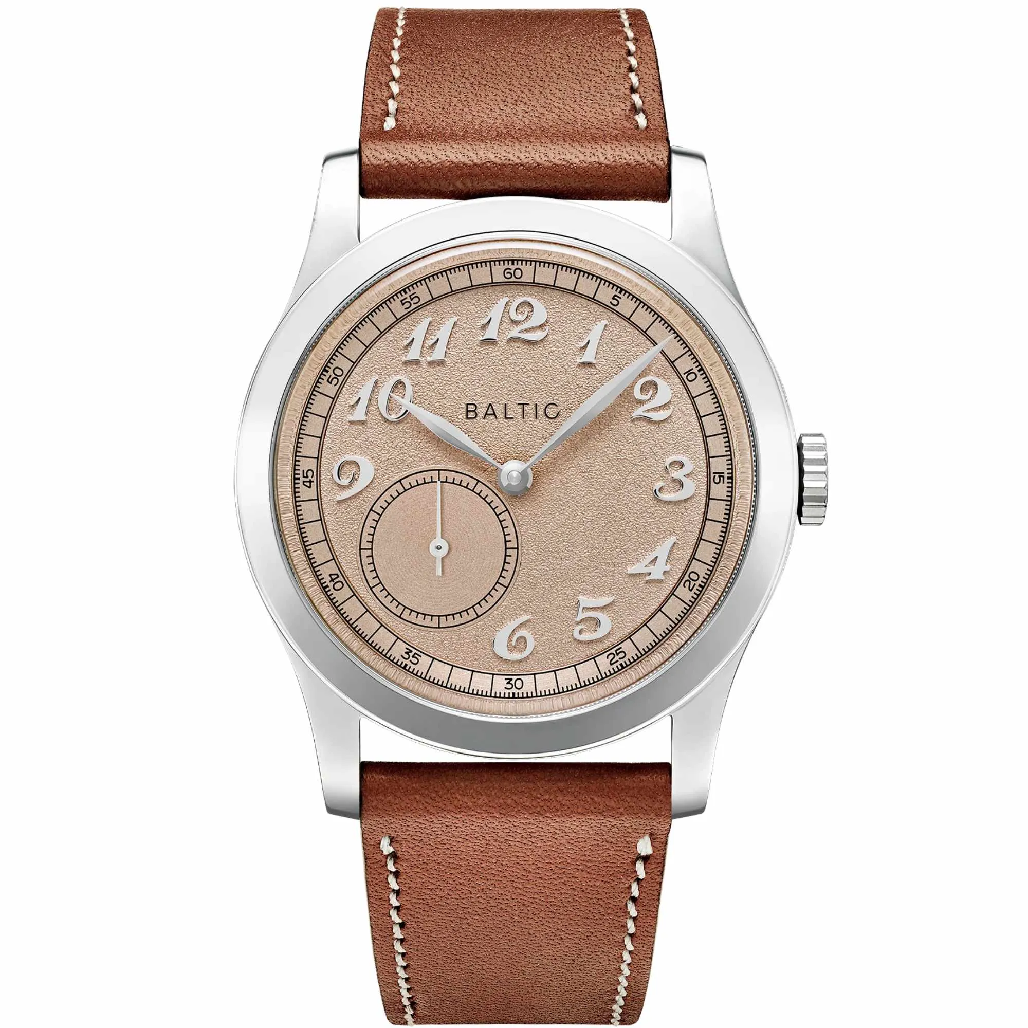 Relógio Baltic MR01 Automático Salmão Marrom